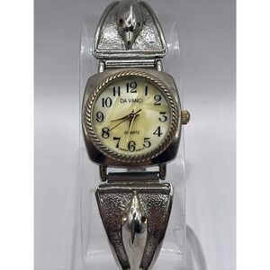 Da Vanci Women's Quartz Watch‎ Stretch Band Dolphin Detail- New Battery